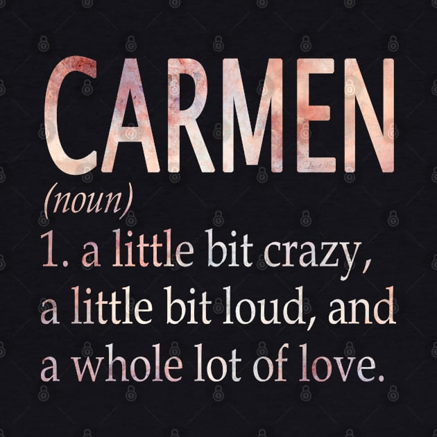 Carmen Girl Name Definition by ThanhNga